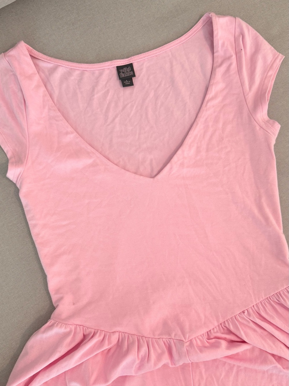 Wild Fable Pink Sleeveless Romper Women's Size Small Soft Stretch Casual One Pie - Picture 3 of 6
